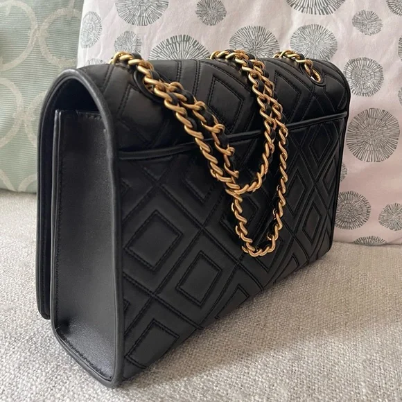 Tory Burch Fleming Charm Large Convertible Bag - Picture 8 of 10